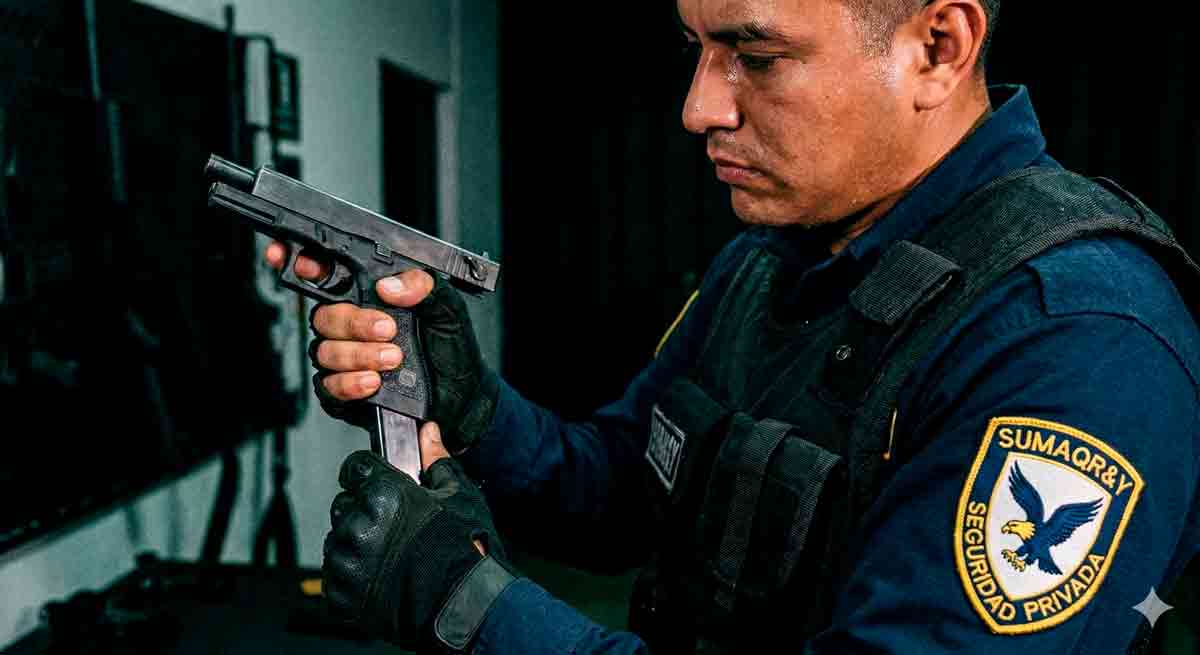 Entrenamiento continuo en manejo de armas